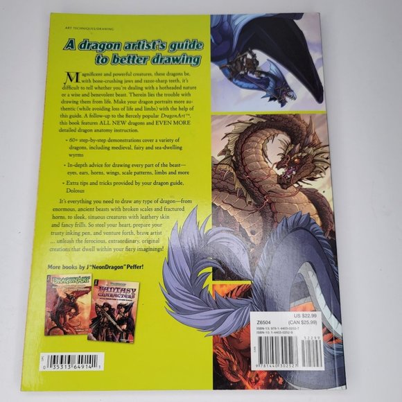DRAGONART: How to Draw Everything Dragon by Jessica Peffer - Softcover Book - Picture 3 of 5